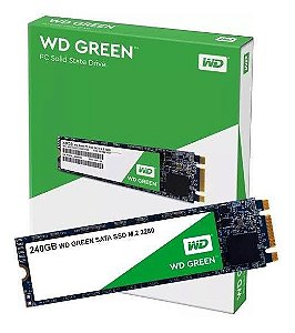 SSD M2 2280 WD GREEN 240GB SATA 3 3D WDS240G2G0B