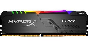 MEMORIA DESKTOP DDR4 8GB 2666 MHZ HYPER X FURY RGB KINGSTON HX426C16FB3A/8