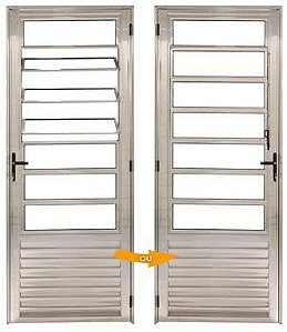 PORTA BASCULANTE MEDIDA 210 X 80  BRIILHANTE