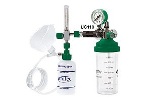 Conjunto de Oxigenação e Aspiração para Cilindro de Oxigênio