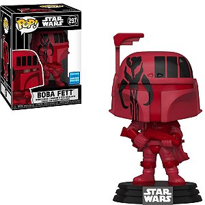 Funko Pop Star Wars 297 Boba Fett Rutura Red Edition