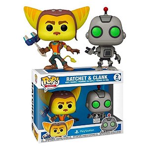 Funko Pop Playstation Games Ratchet & Clank 2pack