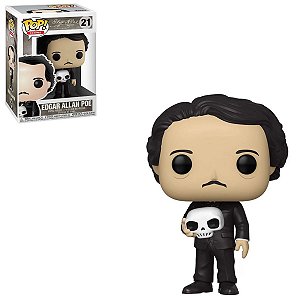 Funko Pop Icons 21 Edgar Allan Poe c/ Caveira