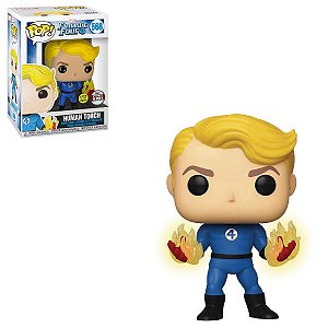 Funko Pop Fantastic Four 568 Human Torch Glows in the Dark