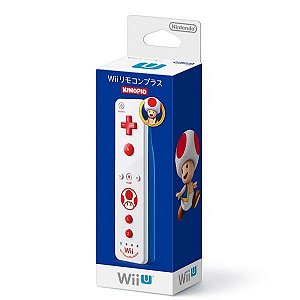 Controle Wii Wii U Remote Plus Toad - Game Games - A Loja Mais POP