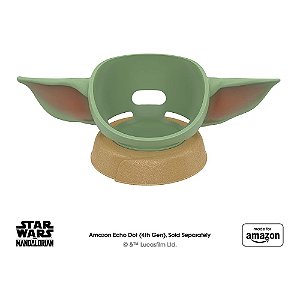 Suporte p/ Amazon Echo Dot 4th Gen The Mandalorian Baby Yoda The Child