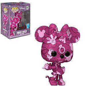 Funko Pop Disney Art Series 23 Minnie Mouse c/ Case Acrílico