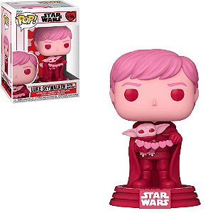 Funko Pop The Mandalorian 494 Luke Skywalker w/ Grogu Valentines Day
