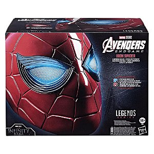 Capacete Eletrônico Marvel Legends Spider-Man Iron Spider F2285