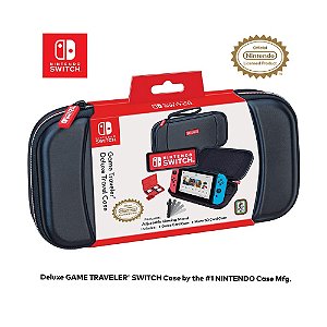 Deluxe Game Traveler Case w/ Adjustable Stand Black - Switch/ OLED