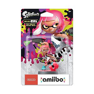 Amiibo Inkling Girl Neon Pink Splatoon