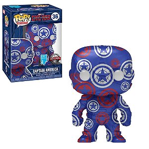 Funko Pop Marvel Civil War 36 Captain America Art Series