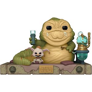 Funko Pop Star Wars 611 Jabba The Hutt & Salacious B. Crumb
