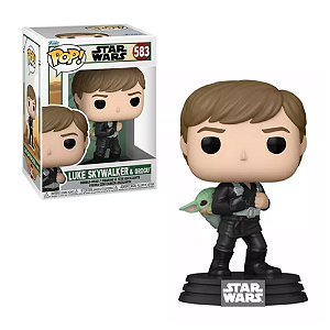 Funko Pop Star Wars 583 Luke Skywalker e Grogu Baby Yoda
