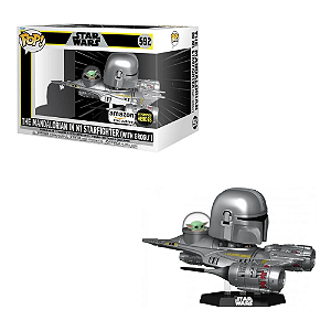 Funko Pop Star Wars 592 The Mandalorian in N1 Starfighter