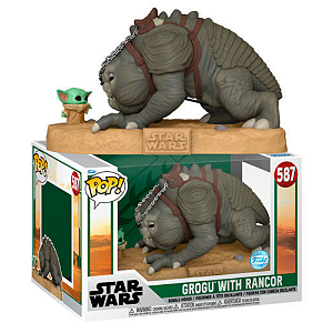 Funko Pop Star Wars The Book Of Boba Fett 587 Grogu w/ Rancor