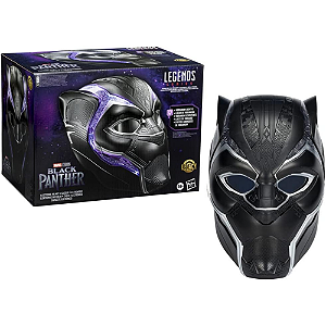 Capacete Eletrônico Marvel Legends Pantera Negra - F3453