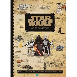 Livro Capa Dura Star Wars Atlas Galáctico Edição De Luxo