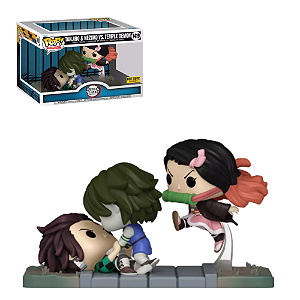 Funko Pop Demon Slayer 1419 Tanjiro & Nezuko Vs Temple Demon