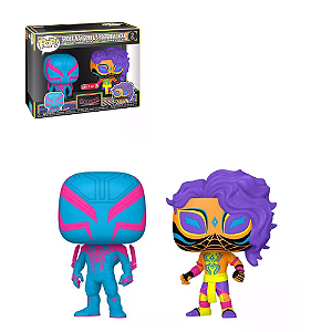 Funko Pop Spider-Man 2099 & Spider-Man India 2pack Exclusive
