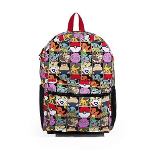 Mochila Pokemon Multi Character Check 16 Backpack