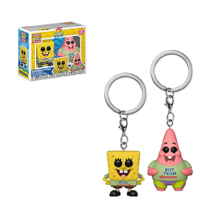 Chaveiros Funko Spongebob & Patrick Best Friends 2pack