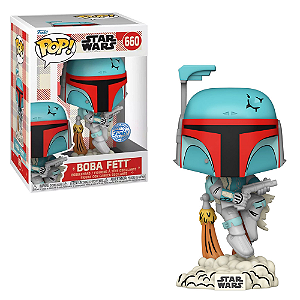 Funko Pop Star Wars 660 Boba Fett Retro Special Edition