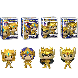 Funko Pop Saint Seiya 1424, 1425, 1426 E 1427 Zodiaco Gold