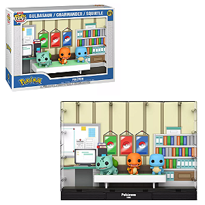 Funko Pop Pokemon Moment 01 Bulbasaur Charmander Squirtle