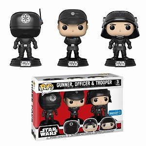 Funko Pop Star Wars 3Pack Death Star Gunner, Officer e Trooper