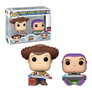 Funko Pop Toy Story Woody e Buzz Lightyear 2-Pack
