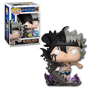 Funko Pop Black Clover 1556 Black Asta GITD Special Edition