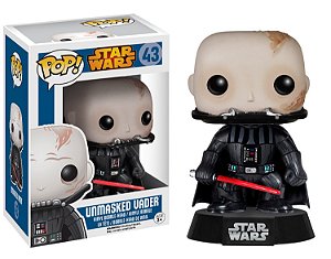 Funko Pop Star Wars 43 Unmasked Darth Vader