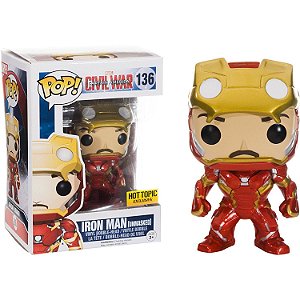 Funko Pop Marvel Civil War 136 Iron Man Unmasked