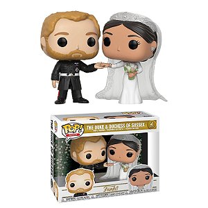 Funko Pop Royals 2-pack Prince Harry and Meghan Markle