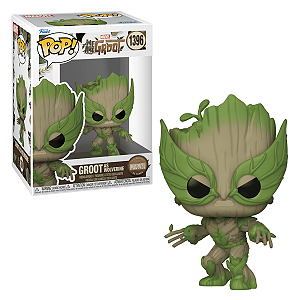 Funko Pop Marvel We Are Groot 1396 Groot As Wolverine