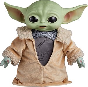 Star Wars The Mandalorian Baby Yoda Pelúcia Grogu c/ Beskar