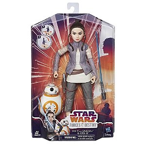 Star Wars Forces of Destiny Rey e BB-8