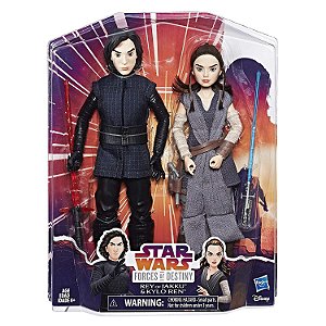 Star Wars Forces of Destiny Rey e Kylo Ren