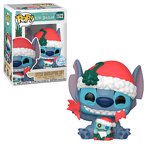 Funko Pop Lilo & Stitch 1522 Stitch Unwrapping Gift Special