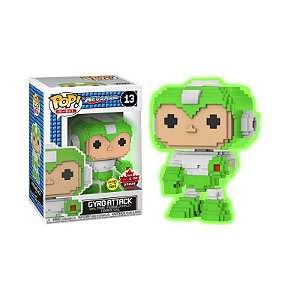 Funko Pop MegaMan 13 Gyro Attack 8-Bit Glows in The Dark