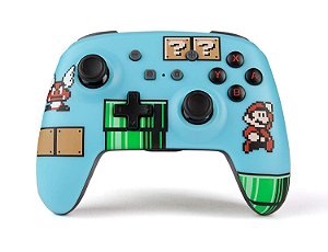 Controle PowerA Enhanced Wireless Mario Bros 3 - Switch