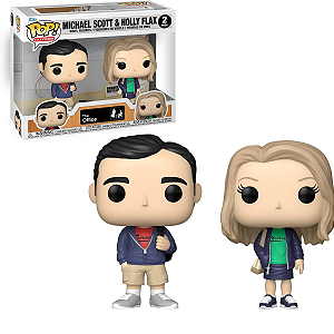 Funko Pop The Office Michael Scott and Holly Flax 2 Pack