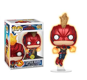 Funko Pop Captain Marvel 433 Flying Glows in The Dark