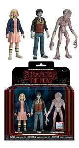 Funko Stranger Things 3 Pack: Eleven, Will e Demogorgon Exclusive