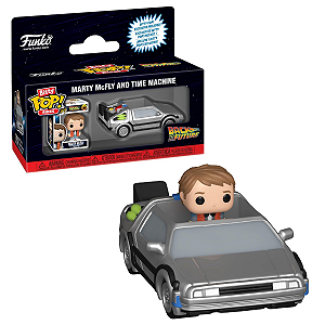 Funko Bitty Pop Back to The Future Marty McFly Time Machine