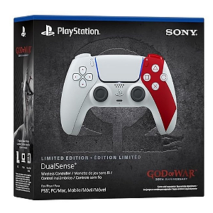 Controle PS5 DualSense God of War 20th Anniversary Edition