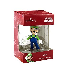 Ornamento Arvore Natal Hallmark Super Mario Bros Luigi