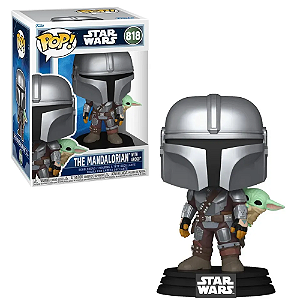 Funko Pop Star Wars 818 The Mandalorian e Grogu