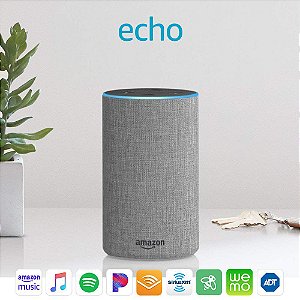 Amazon Echo 2nd Gen. Smart Speaker C/ Alexa - Gray
